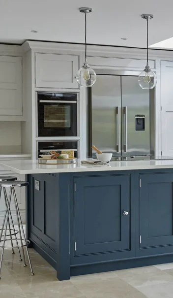 Blue Shaker Kitchen Interior