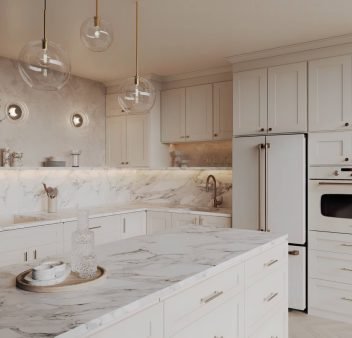 Champagne Shaker Kitchen